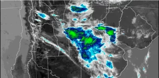 Emitieron una alerta amarilla por tormentas para Entre Ríos. Foto: SMN