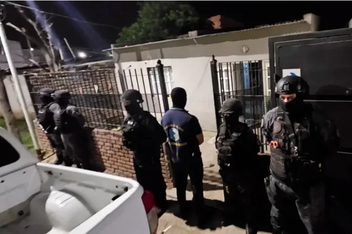 Allanamientos por narcotráfico. Foto: Policía de Entre Ríos