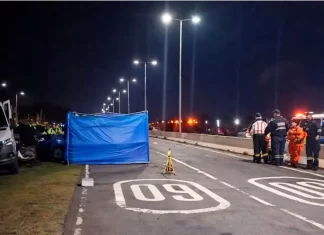 Identificaron al hombre fallecido en el choque frontal en el ingreso a Oro Verde Fatal accidente en el acceso a Oro Verde