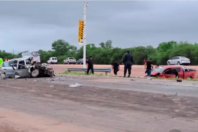 Siniestro vial fatal en Santiago del Estero. Foto: (Nuevo Diario Web).