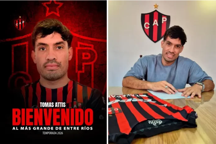 Tomás Attis selló su vínculo con Patronato