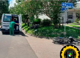 Grave accidente en Concepción del Uruguay. Foto: (PER).