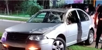 Volcó un auto en Navidad y tres personas resultaron heridas en Concordia