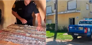 Robó más de $4 millones de una vivienda, gastó el dinero en ropa y boliches y fue detenido en un hotel