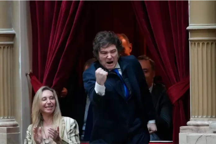 Reacción de Javier Milei tras la aprobación del Presupuesto 2026 en el Senado