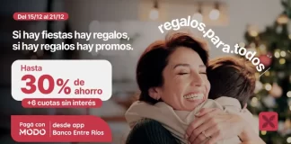 Banco Entre Ríos celebra la Navidad con beneficios