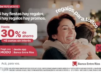 Banco Entre Ríos celebra la Navidad con descuentos de hasta 30% y cuotas sin interés Banco Entre Ríos celebra la Navidad con beneficios