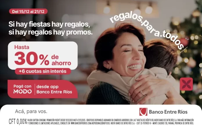 Banco Entre Ríos celebra la Navidad con beneficios