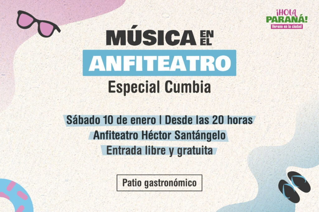 Música en el Anfiteatro de Paraná.