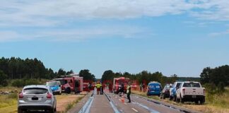 Fatal accidente en la ruta 136