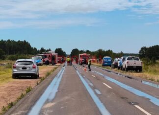 Fatal accidente en la ruta 136