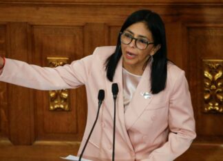 La vicepresidenta de Venezuela, Delcy Rodríguez. (Foto: REUTERS/Leonardo Fernandez Viloria)