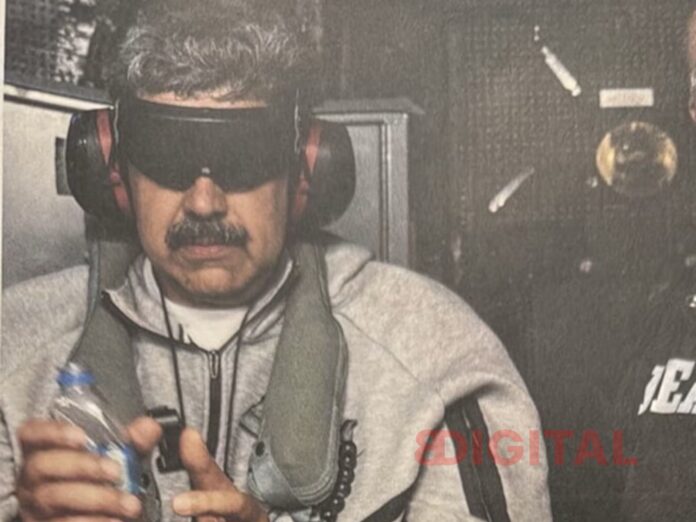 La primera foto de Nicolás Maduro tras su captura La primera foto de Nicolás Maduro tras su captura