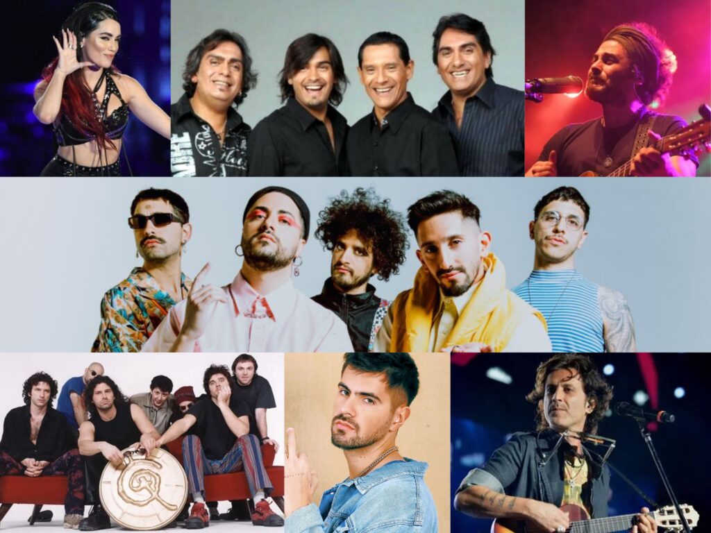 Los artistas de la Fiesta Nacional del Mate. Foto: Elochodigital