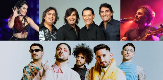 Los artistas de la Fiesta Nacional del Mate. Foto: Elochodigital
