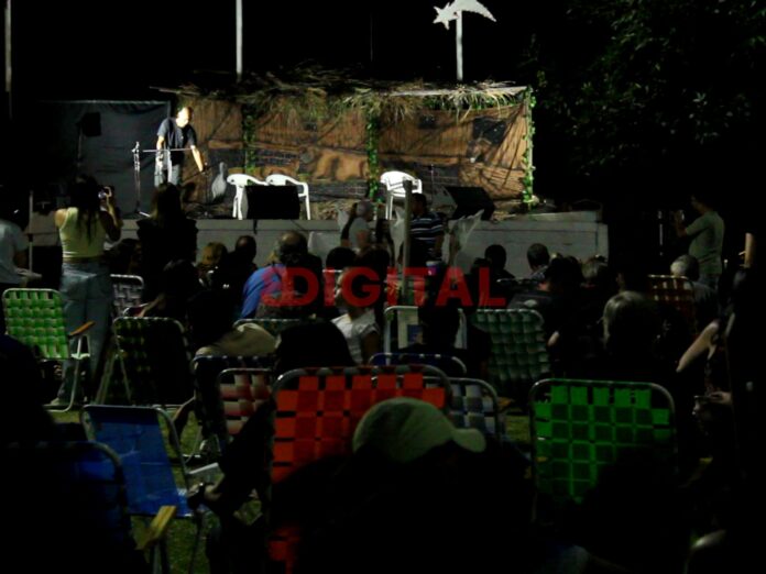 San Benito celebró la Noche Navideña en la Plaza del barrio San Pedro. Foto: Elochodigital