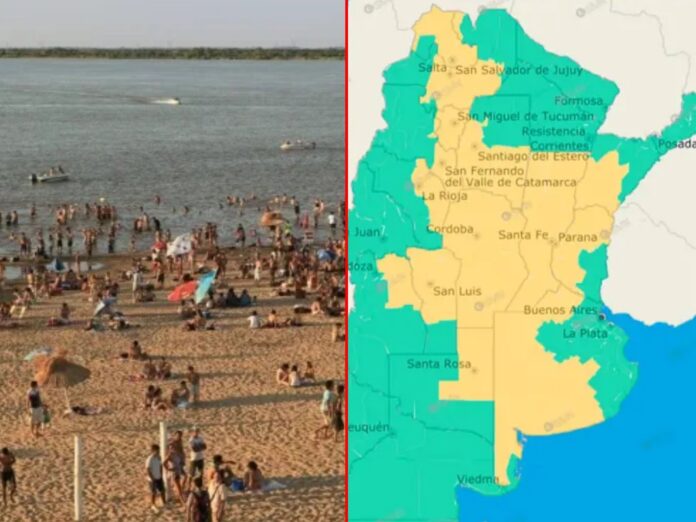 Calor- Alerta por tormentas