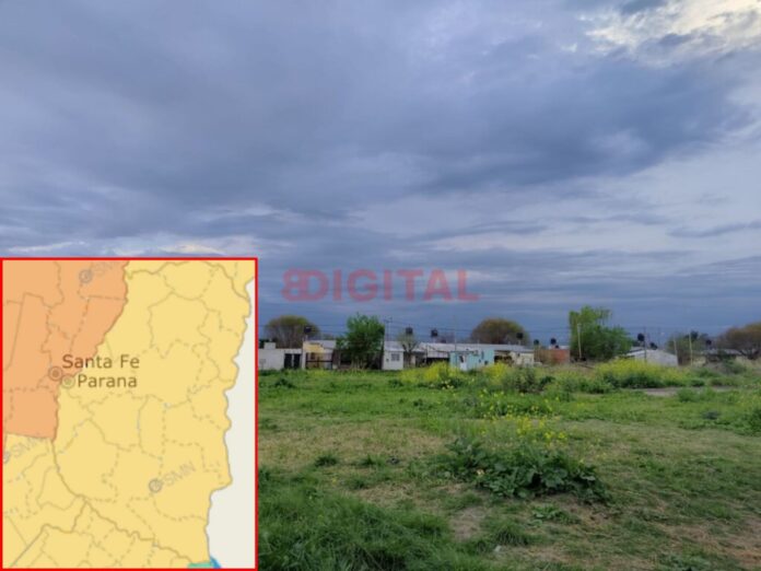 Alerta amarilla por lluvias y tormentas. Foto: SMN - Elochodigital