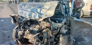 Trágico choque frontal en la Ruta 20. Foto: R2820