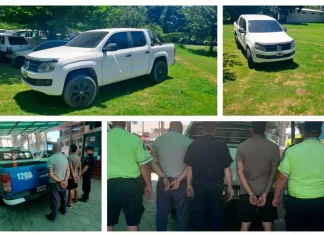 Padre e hijo fueron detenidos en Paraná. Foto: Policía de Entre Ríos