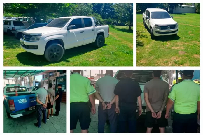 Padre e hijo fueron detenidos en Paraná. Foto: Policía de Entre Ríos Padre e hijo fueron detenidos en Paraná. Foto: Policía de Entre Ríos