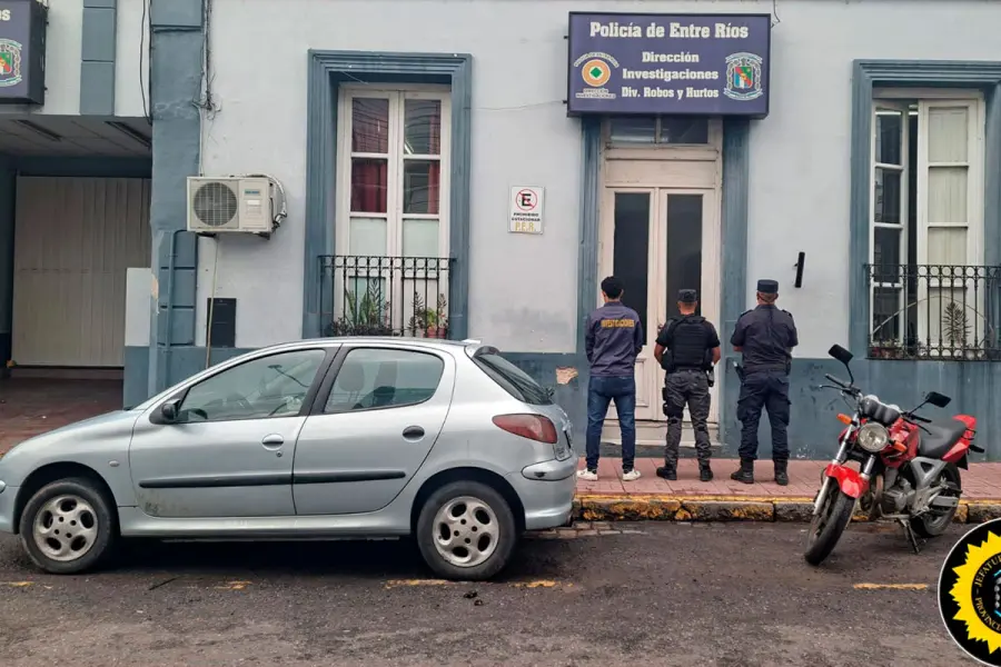 Procedimientos policiales en Paraná.