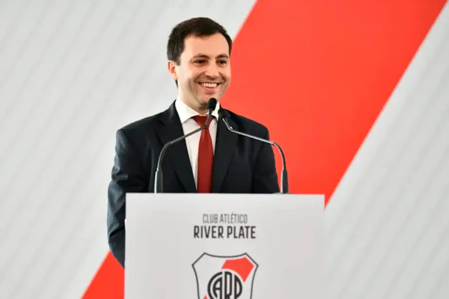Stéfano Di Carlo, presidente del club. Foto: River.