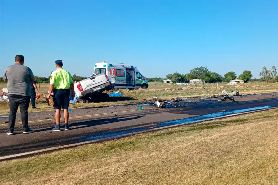 Tragedia vial sobre Ruta 18.