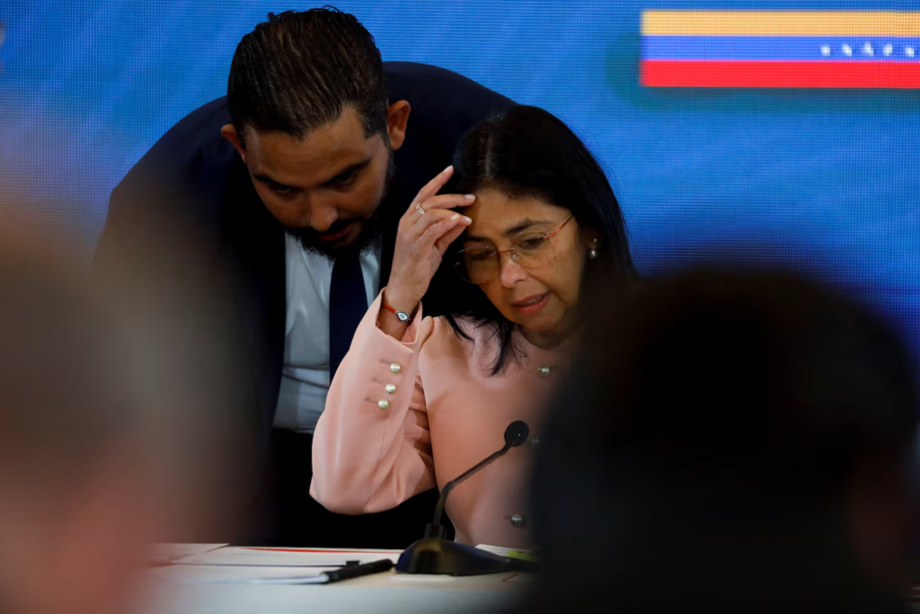 La vicepresidenta de Venezuela, Delcy Rodríguez. (Foto: REUTERS/Leonardo Fernandez Viloria)