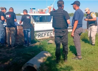 Doble crimen en el río Coronda. Foto: Cadena 3