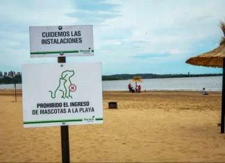 Restringen de manera preventiva el ingreso de mascotas al balneario Thompson en Paraná Restringen de manera preventiva el ingreso de mascotas al balneario Thompson en Paraná