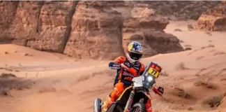Luciano Benavidez ganó la etapa 5 del Dakar. Foto: Instagram.