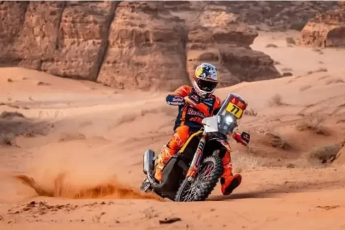 Luciano Benavidez ganó la etapa 5 del Dakar. Foto: Instagram.