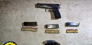 Secuestraron un arma de fuego en Paraná. Foto: Policía de Entre Ríos