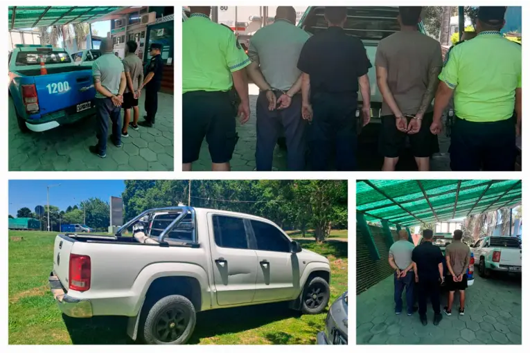 Padre e hijo fueron detenidos en Paraná. Foto: Policía de Entre Ríos