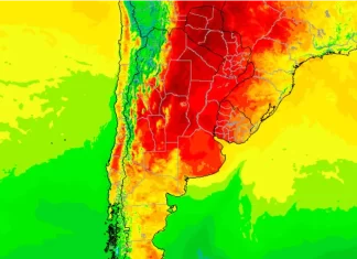 Estabilidad atmosférica y viento norte impulsan un marcado ascenso térmico en Argentina