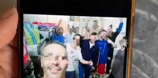La foto que enviaron los estafadores