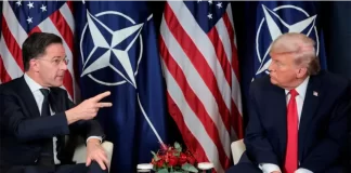 El secretario general de la OTAN, Mark Rutte; y el presidente de EEUU, Donald Trump. Foto: REUTERS