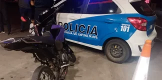 Motociclista escapó cuando cargaba combustible
