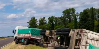 Maniobró para evitar una colisión. Foto: Policía de Entre Ríos