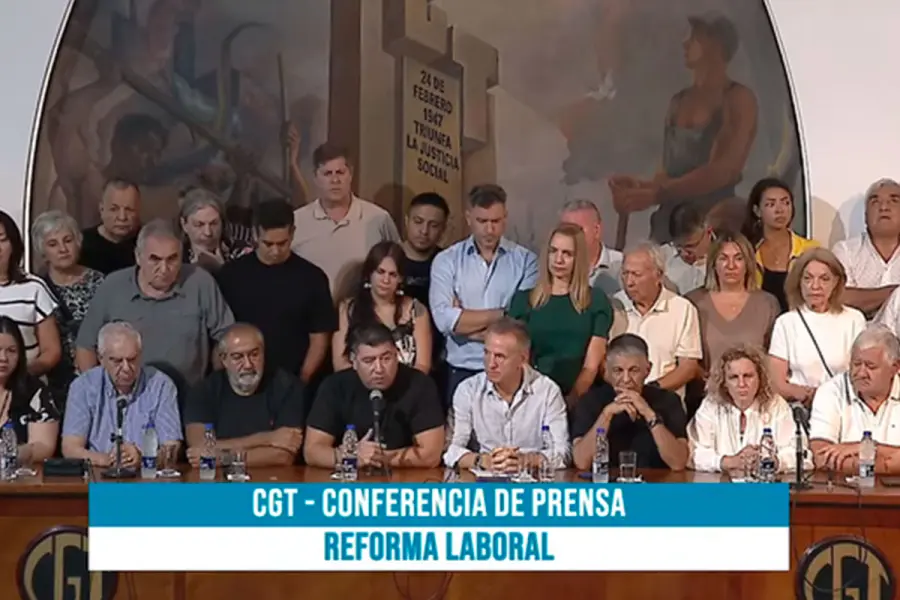 Conferencia de prensa CGT.