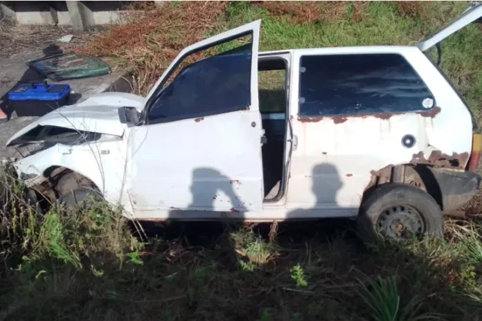 Despiste y choque en Ruta 14. Foto: (PER)