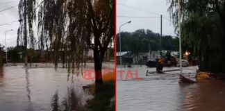 Imágenes del temporal en San Benito. Foto: Elochodigital