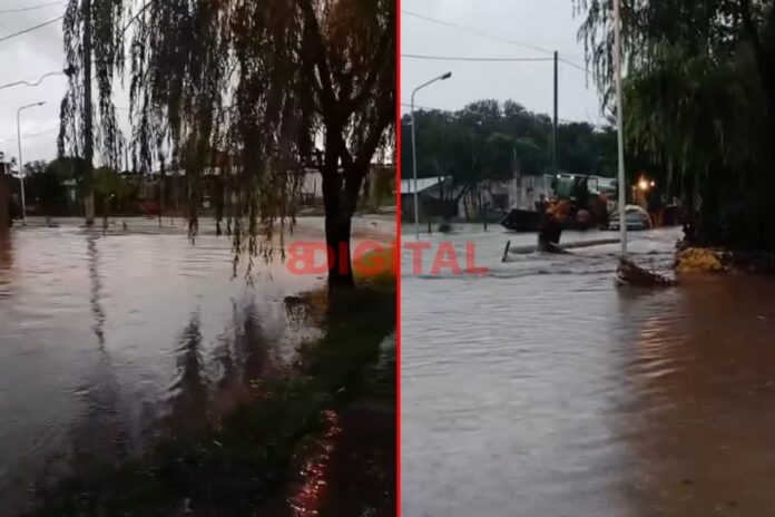 Imágenes del temporal en San Benito. Foto: Elochodigital