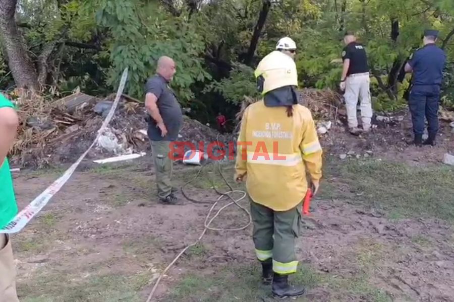 Desesperada búsqueda en Paraná. Foto: Reporte 100.7