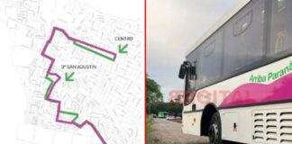 Cambian los recorridos de colectivos en Paraná