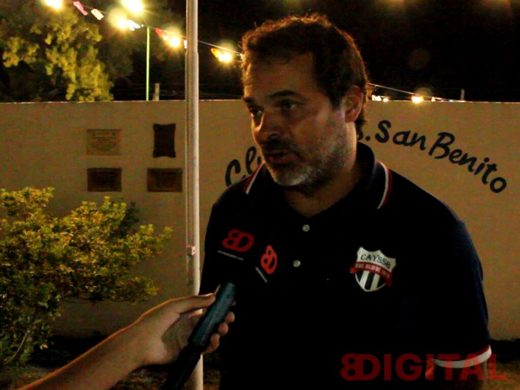 Mariano, Presidente del Club San Benito. Foto: Elochodigital