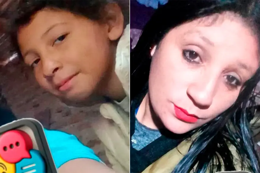 Patricia Mena, de 32 años, y su hija Chiara Barrios