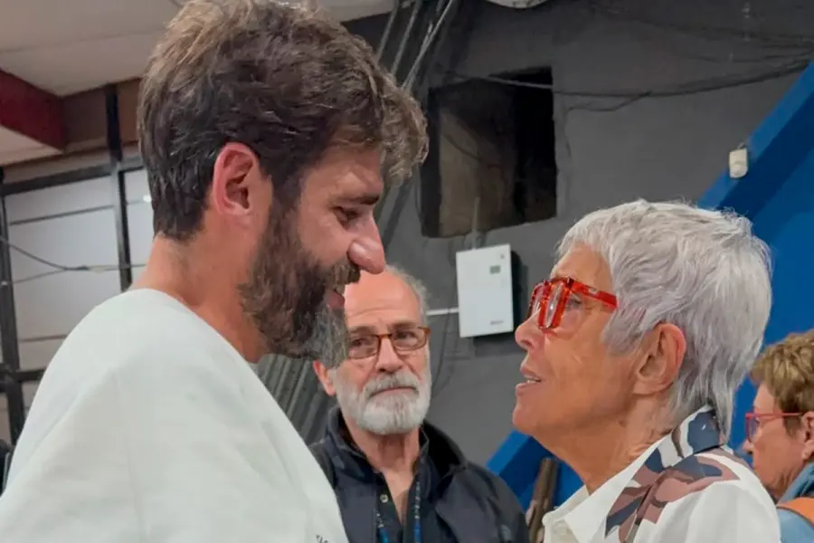 Juan Manuel Bilat compartió un momento con Teresa Parodi.