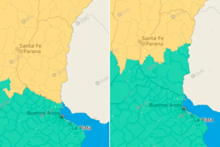 Alerta para el miércoles -  alerta para el jueves